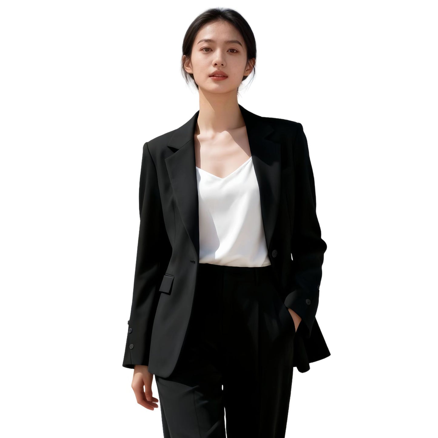 Women's One Button Blazer