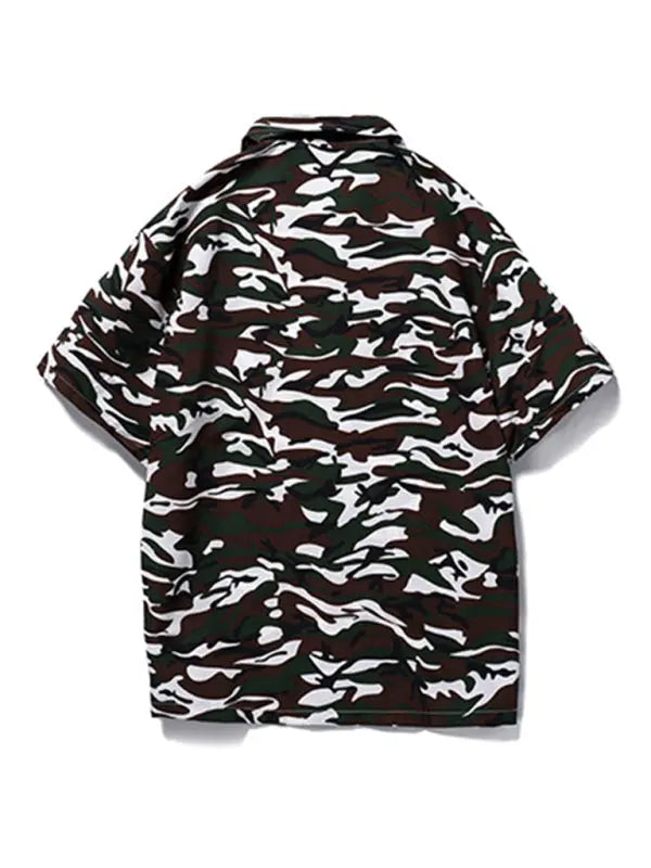 Men's Hawaiian short-sleeved shirt kakaclo