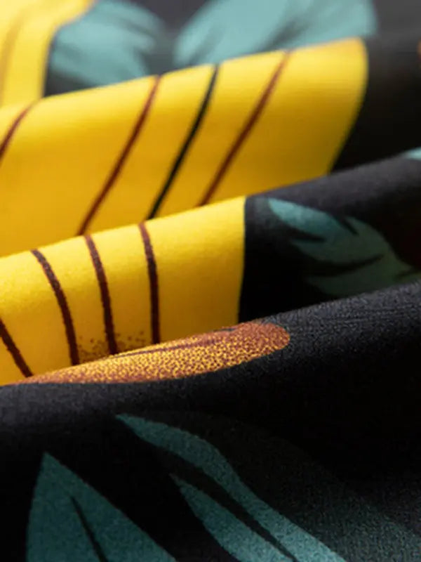 Hawaiian short-sleeved shirt men's beach seaside - Ladoj