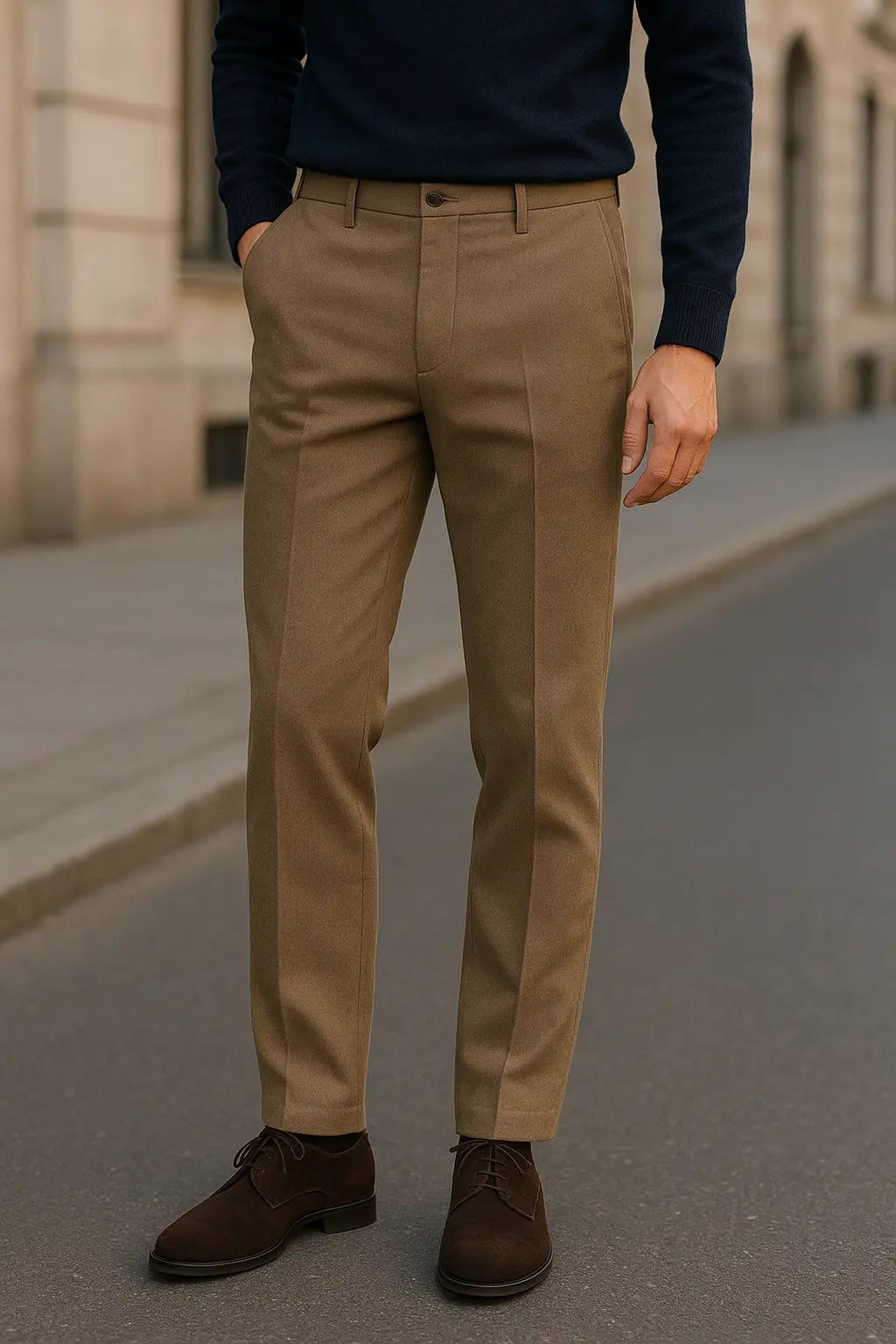 Collection of men’s bottoms featuring jeans, chinos, trousers, joggers, and shorts for casual, street, and formal fashion styles