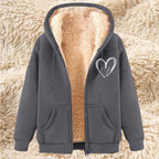 Plus-size Thermal Hoodie With A Hood