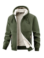 Mens Thickened Winter Outdoor Lambswool Jacket