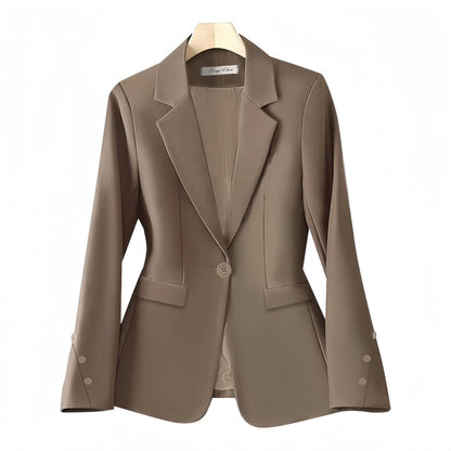 Brown blazer on a white background