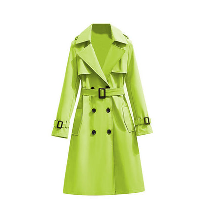Mid-length Temperament Casual Trench Coat