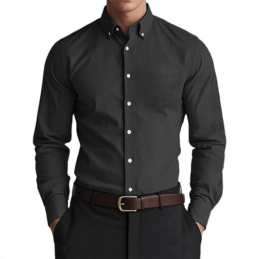 Chemise ample décontractée colorée pour homme