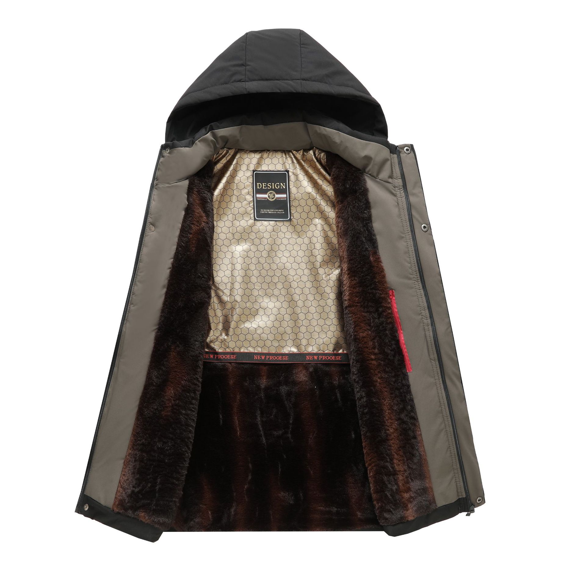 New Winter Mens Hooded Padded Jacket Main image