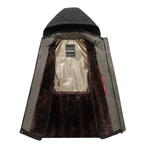 New Winter Mens Hooded Padded Jacket