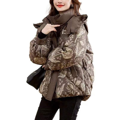 Women's Printed Cotton-padded Jacket