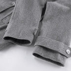 Autumn Winter Casual Laid Back All Match Mid Length Woolen Women Blazer 7 - Ladoj