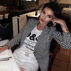 Autumn Winter Fashion Short Double Breasted Coat Blazer 8 - Ladoj