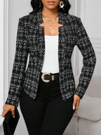 Business Blazer Long Sleeve - Ladoj Black