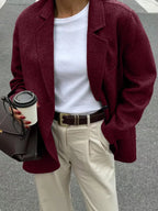 Casual Advanced Solid Color Blazer 6 - Ladoj