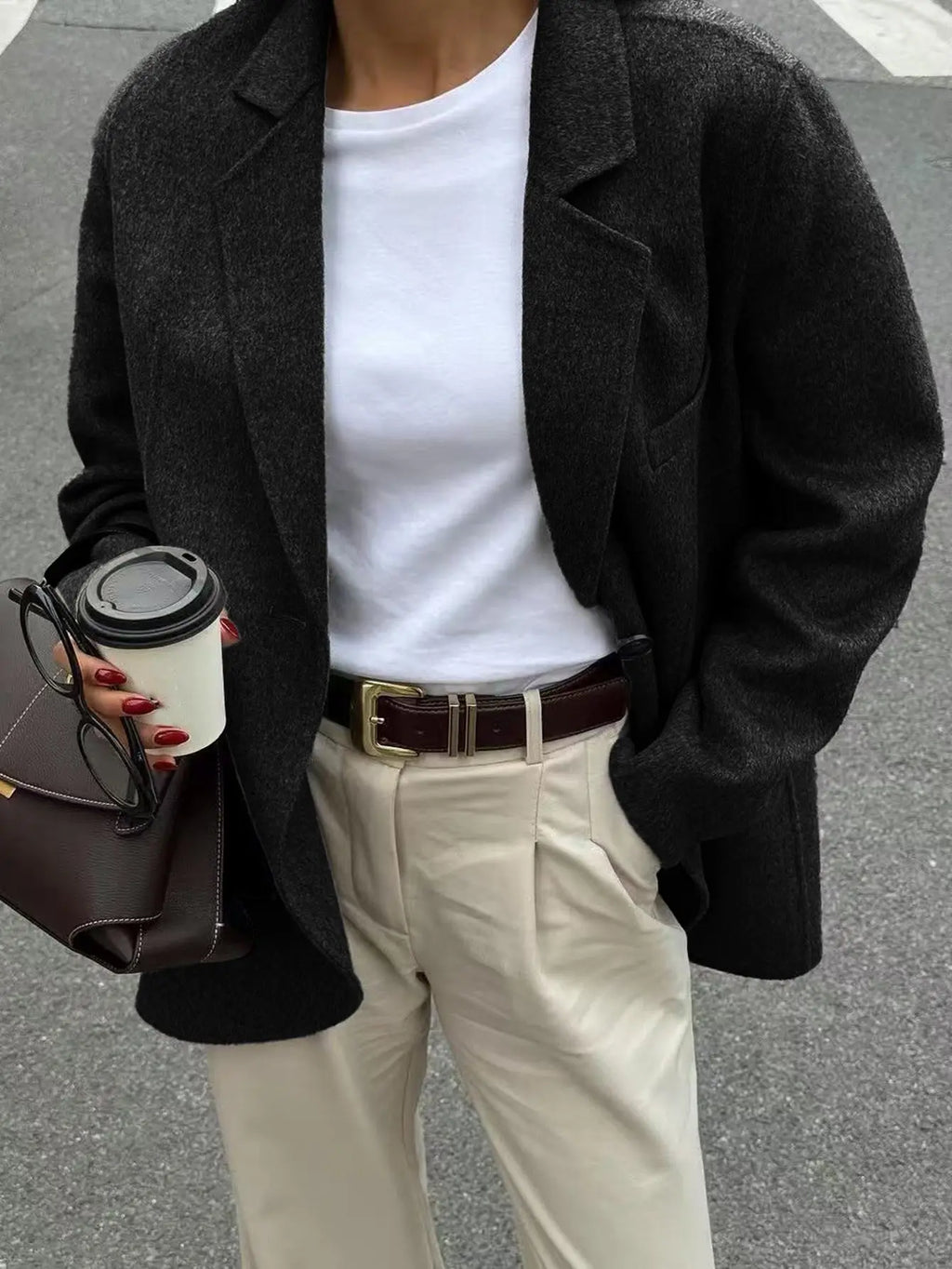 Casual Advanced Solid Color Blazer 9 - Ladoj