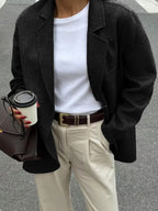 Casual Advanced Solid Color Blazer 9 - Ladoj