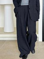 High Grade Linen Blazer Women Spring Cotton Linen Pant Two Piece Linen Apricot Pants 6