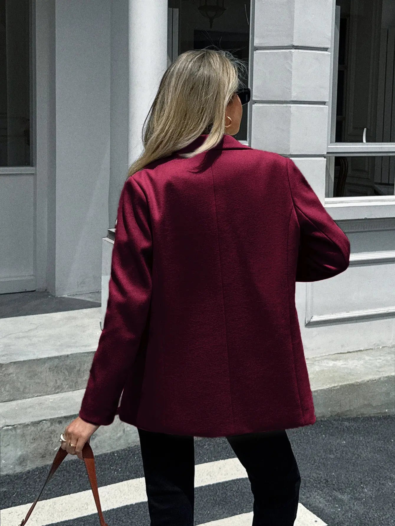 Casual Advanced Solid Color Blazer - Ladoj