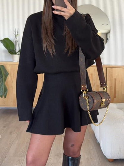 Casual Sweater Long Sleeve Dress
