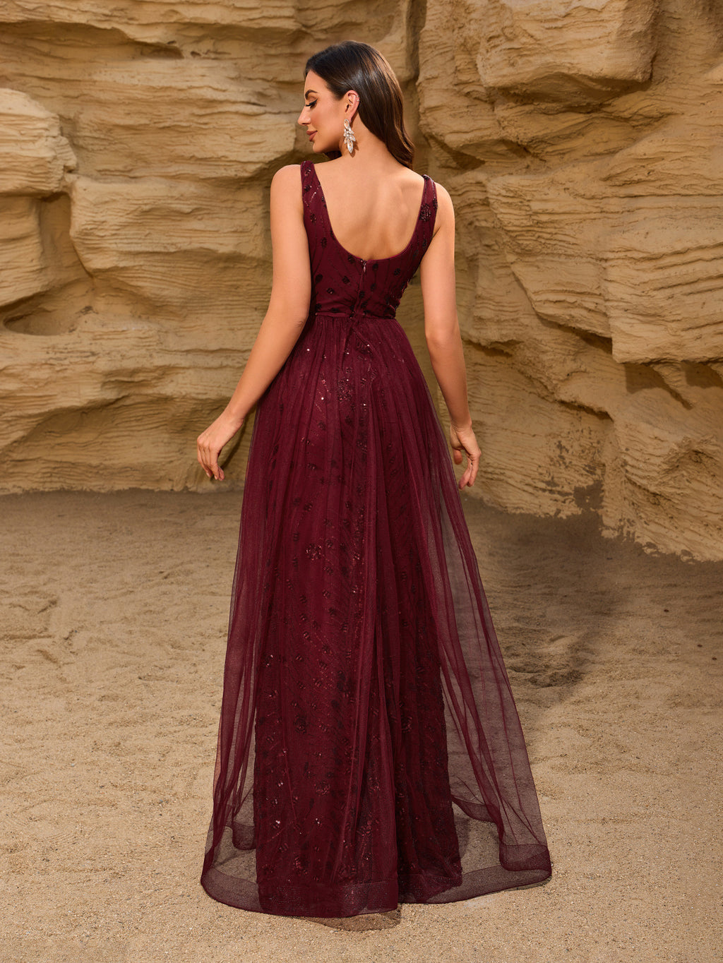 Mermaid Dress Classic Wine Red Party Dress