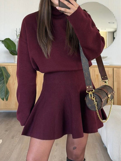 Casual Sweater Long Sleeve Dress