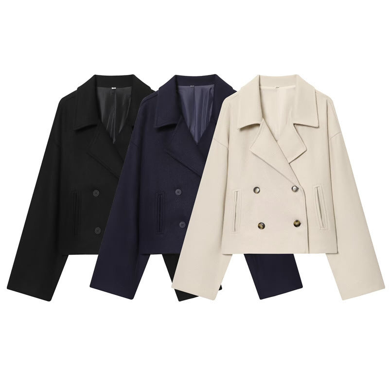 Women's Double Breasted Blazer Imagen principal del producto