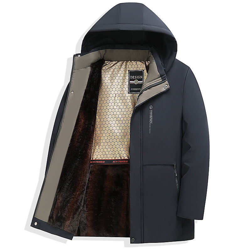 New Winter Mens Hooded Padded Jacket