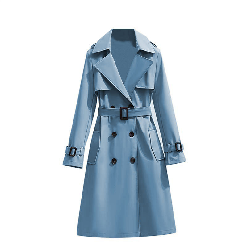 Mid-length Temperament Casual Trench Coat