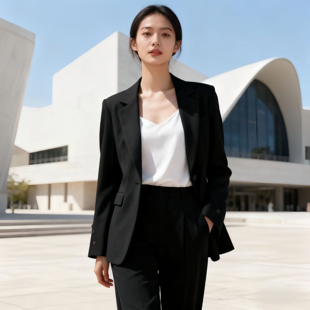 Women's One Button Blazer