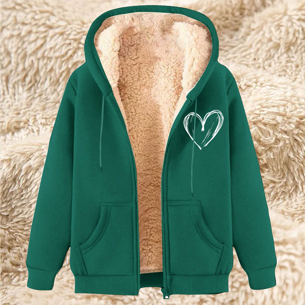 Plus-size Thermal Hoodie With A Hood