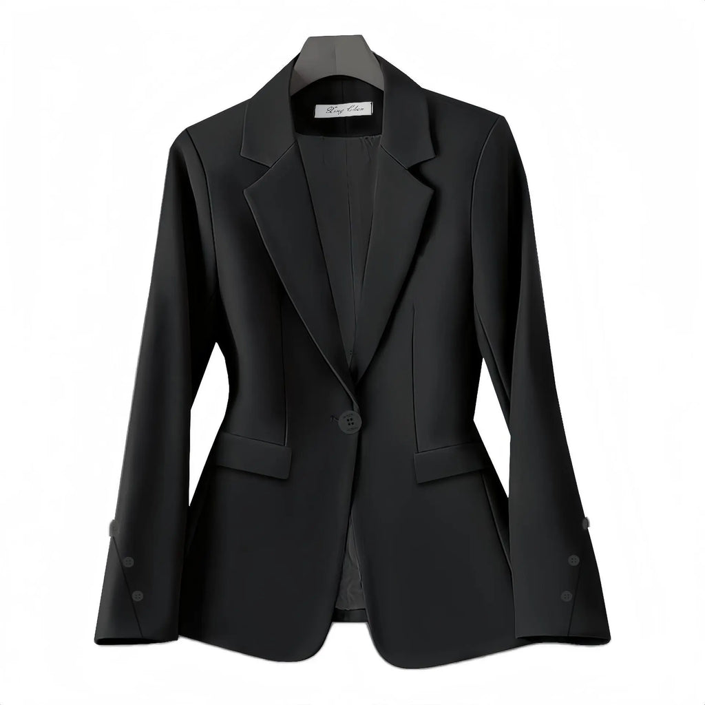 Black blazer on a white background
