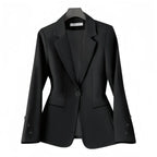 Black blazer on a white background