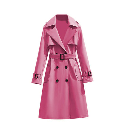 Mid-length Temperament Casual Trench Coat