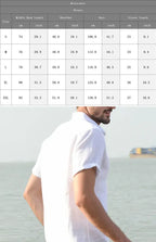 Men's Casual Linen Lapel Button Short-Sleeved Shirt - Ladoj