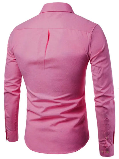 Men's Casual Slim Cotton Long Sleeves - Ladoj