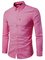 Men's Casual Slim Cotton Long Sleeves - Ladoj