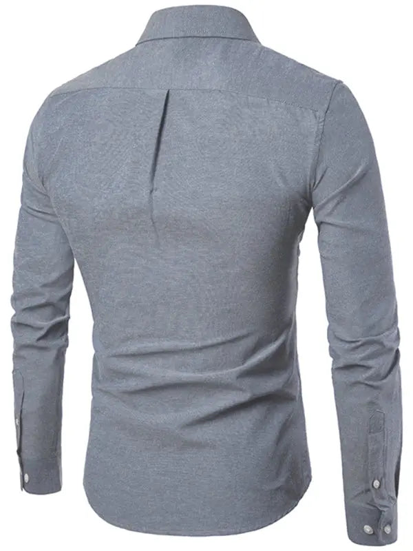 Men's Casual Slim Cotton Long Sleeves - Ladoj