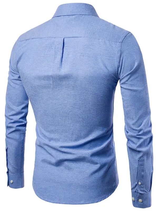 Men's Casual Slim Cotton Long Sleeves - Ladoj