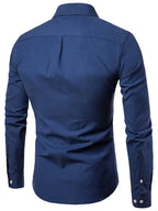 Men's Casual Slim Cotton Long Sleeves - Ladoj