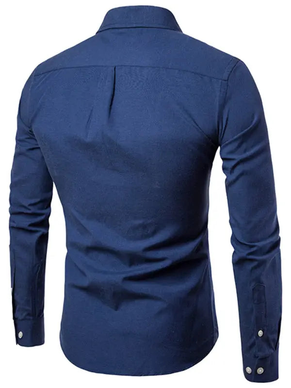 Men's Casual Slim Cotton Long Sleeves - Ladoj
