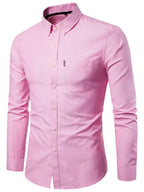Men's Casual Slim Cotton Long Sleeves - Ladoj