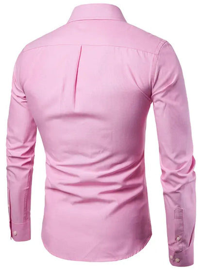 Men's Casual Slim Cotton Long Sleeves - Ladoj