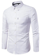 Men's Casual Slim Cotton Long Sleeves - Ladoj