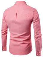 Men's Casual Slim Cotton Long Sleeves - Ladoj