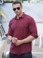 Men's short sleeve loose casual shirt - Ladoj
