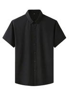 Men's Stretch Thin Short Sleeve Shirt - Ladoj