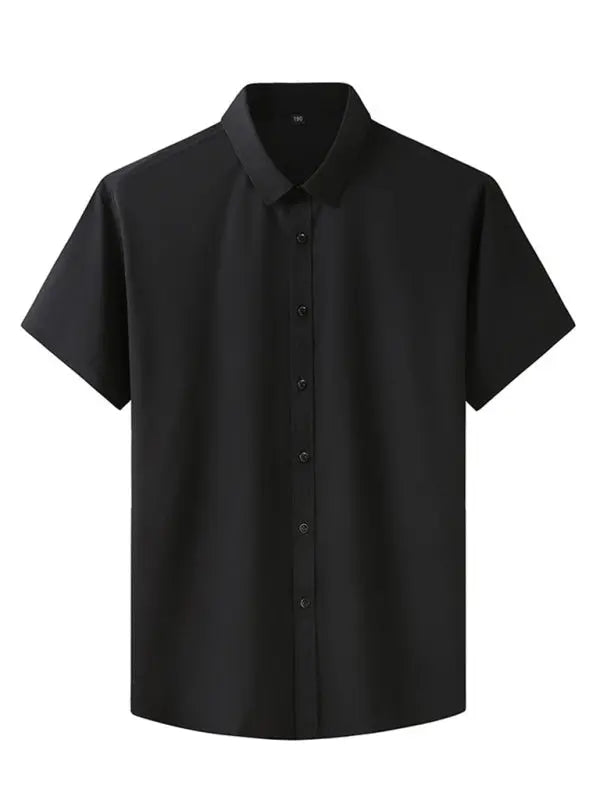 Men's Stretch Thin Short Sleeve Shirt - Ladoj