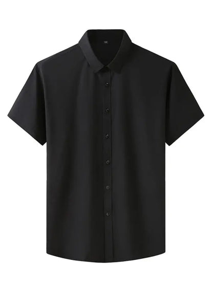 Men's Stretch Thin Short Sleeve Shirt - Ladoj