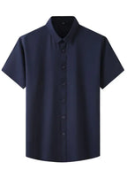 Men's Stretch Thin Short Sleeve Shirt - Ladoj