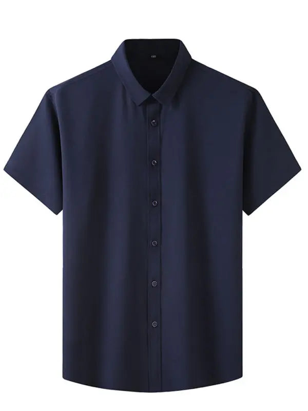 Men's Stretch Thin Short Sleeve Shirt - Ladoj