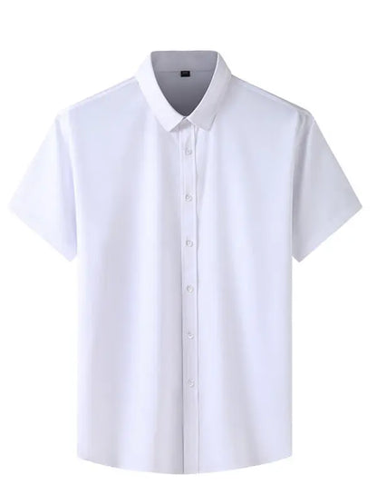 Men's Stretch Thin Short Sleeve Shirt - Ladoj