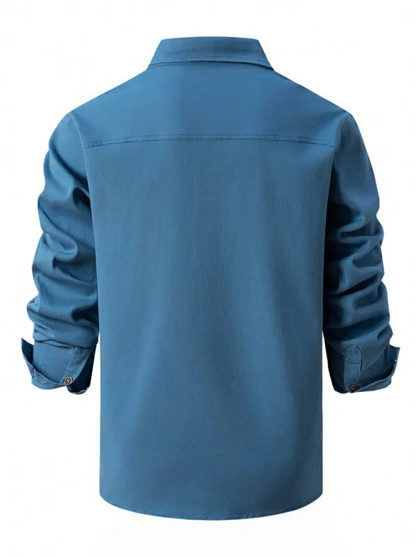 Men's Casual Fashion Business Long Sleeve Shirt - Ladoj